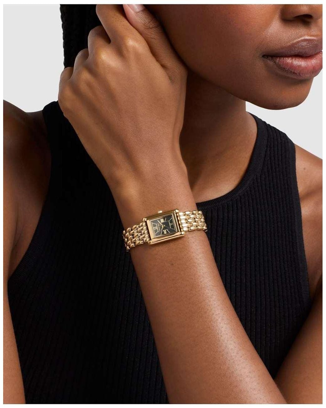 Michael Kors Metallic Essex Three-Hand-Tone Stainless Steel Watch