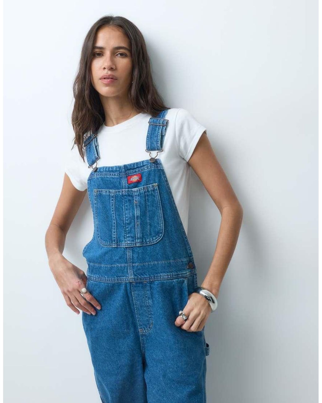 Dickies Blue Classic Denim Dungarees