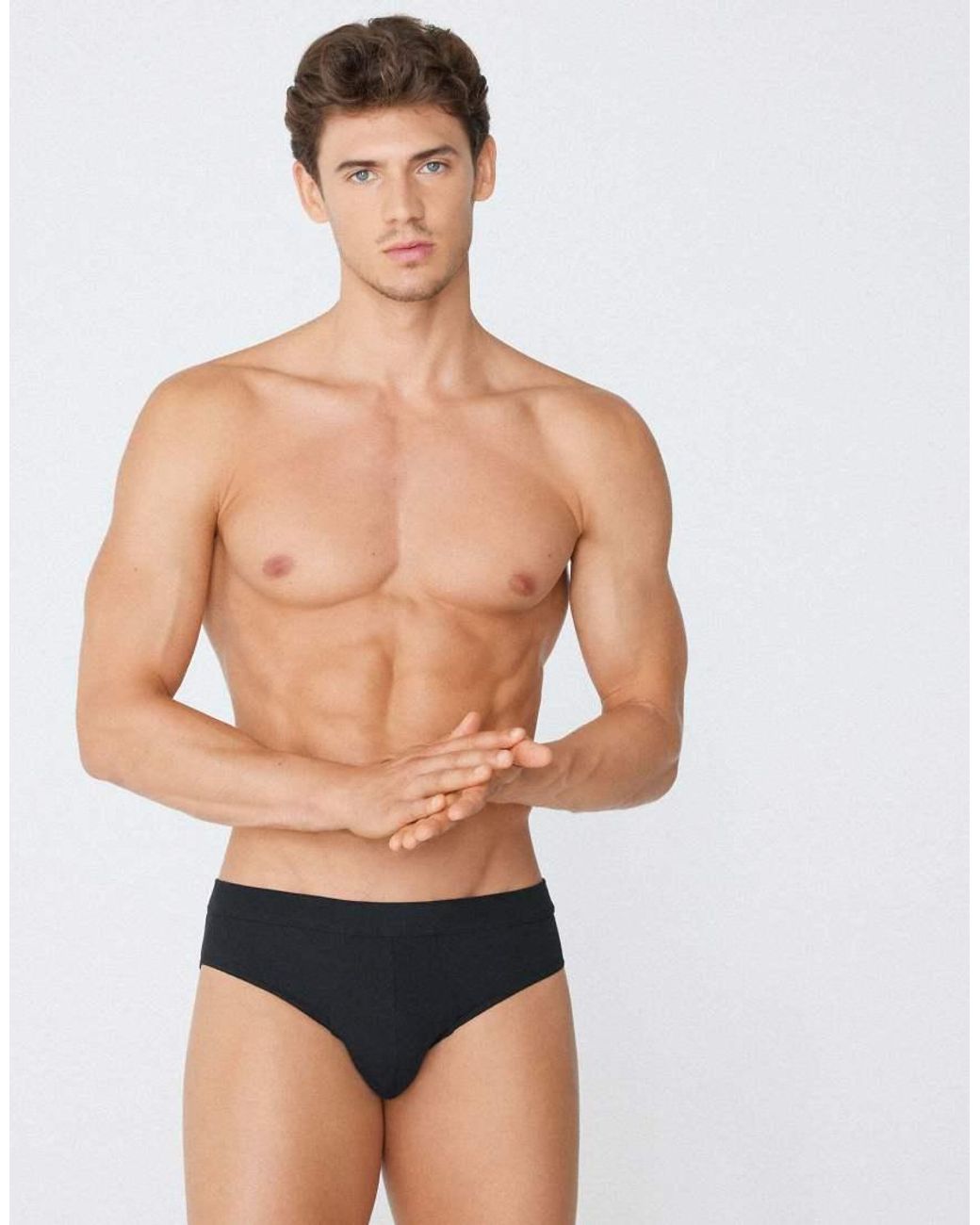 Tezenis Blue Stretch Cotton Briefs for men