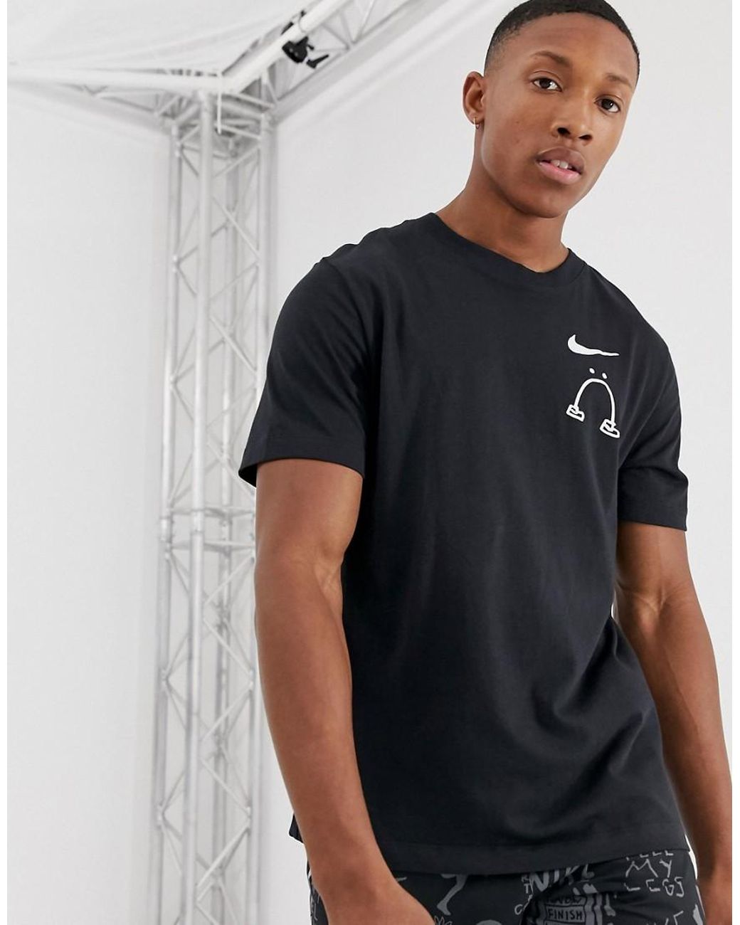 Nike X Nathan Bell Artist T-shirt In Black for Men | Lyst