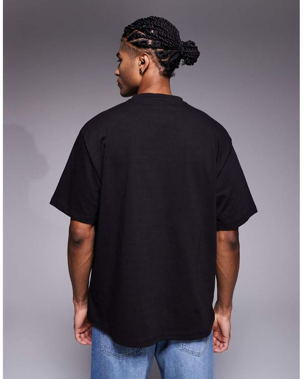 Courtside Gray Oversized T-Shirt for men