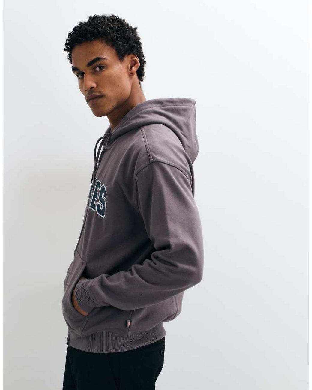 Dickies Gray Aitkin Full Zip Hoodie for men