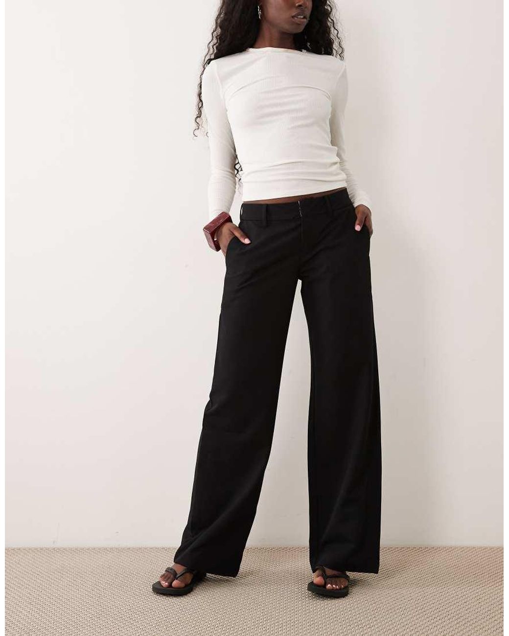 Cotton On White Saskia Suiting Trouser