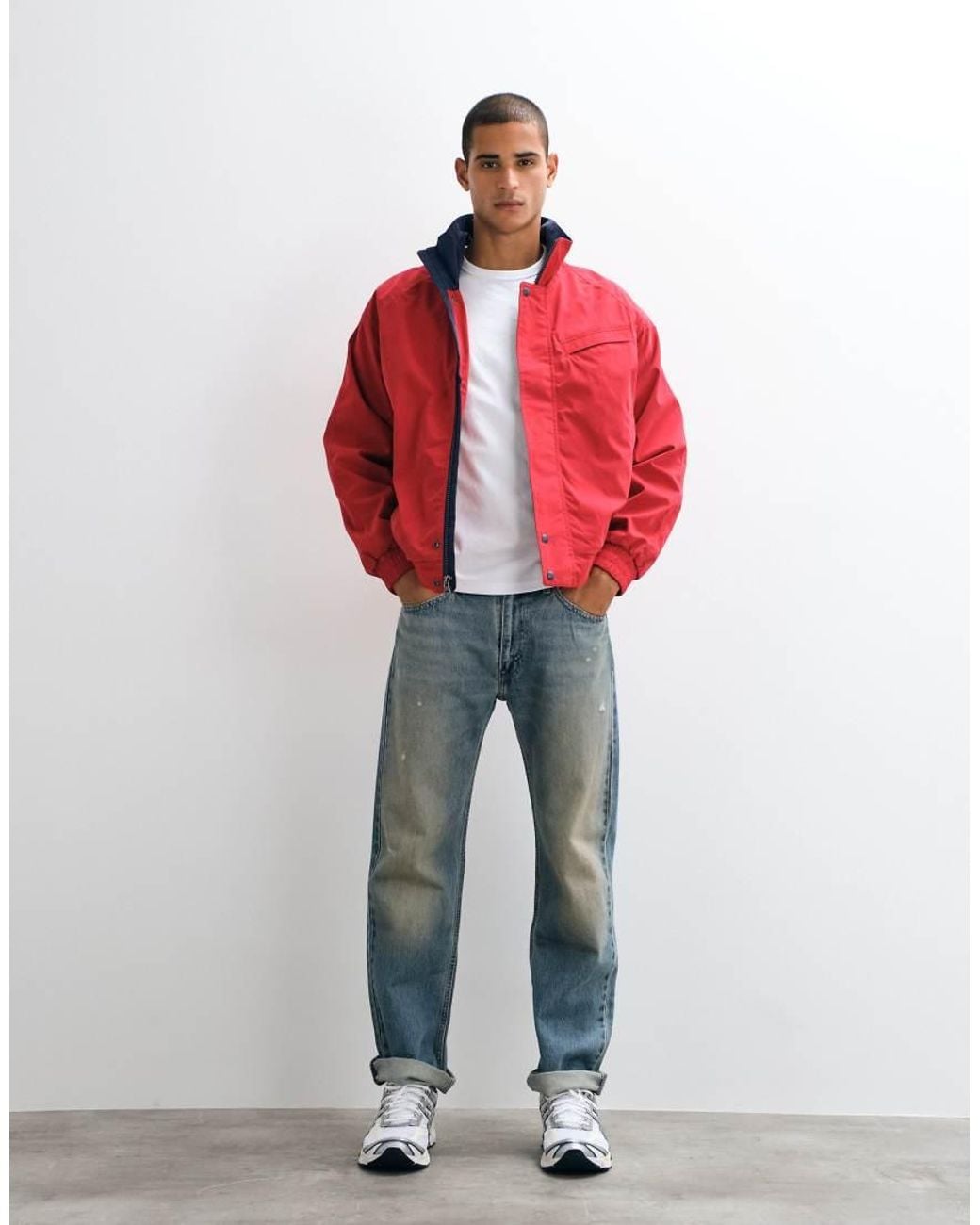 Levi's Natural 555 Relaxed Straight Jeans for men