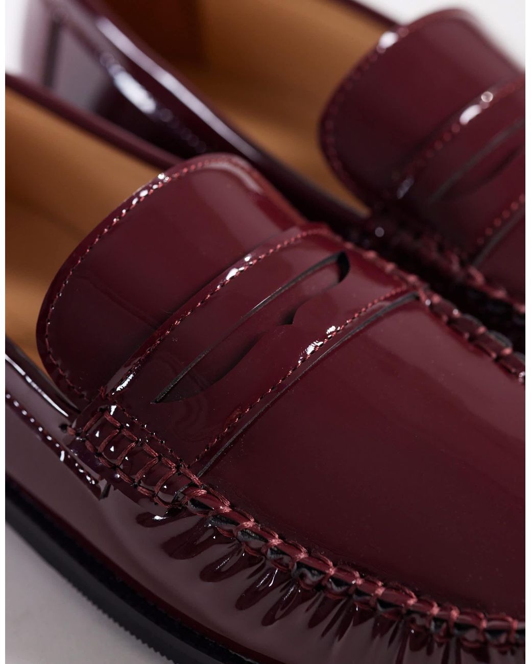 SEQWL Purple Hero Rouched Loafers for men