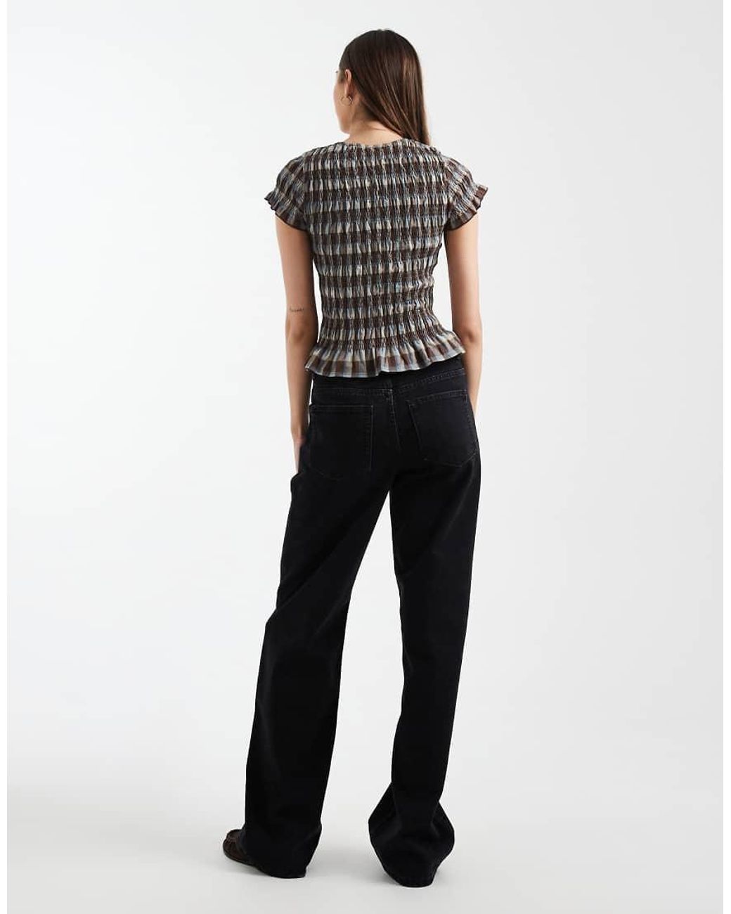 ASOS Black Asos Design Tall Low Rise Baggy Jeans