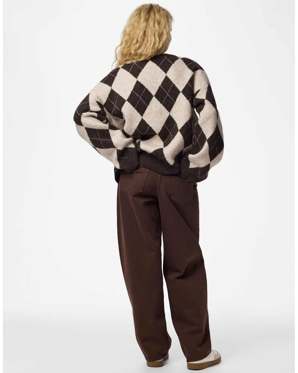 Pieces Black Strickpullover