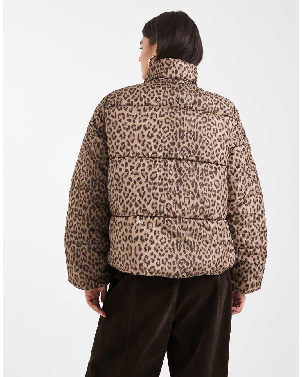 Vero Moda Brown Short Puffer Jacket