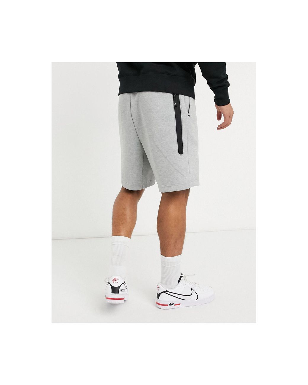nike grey tech shorts