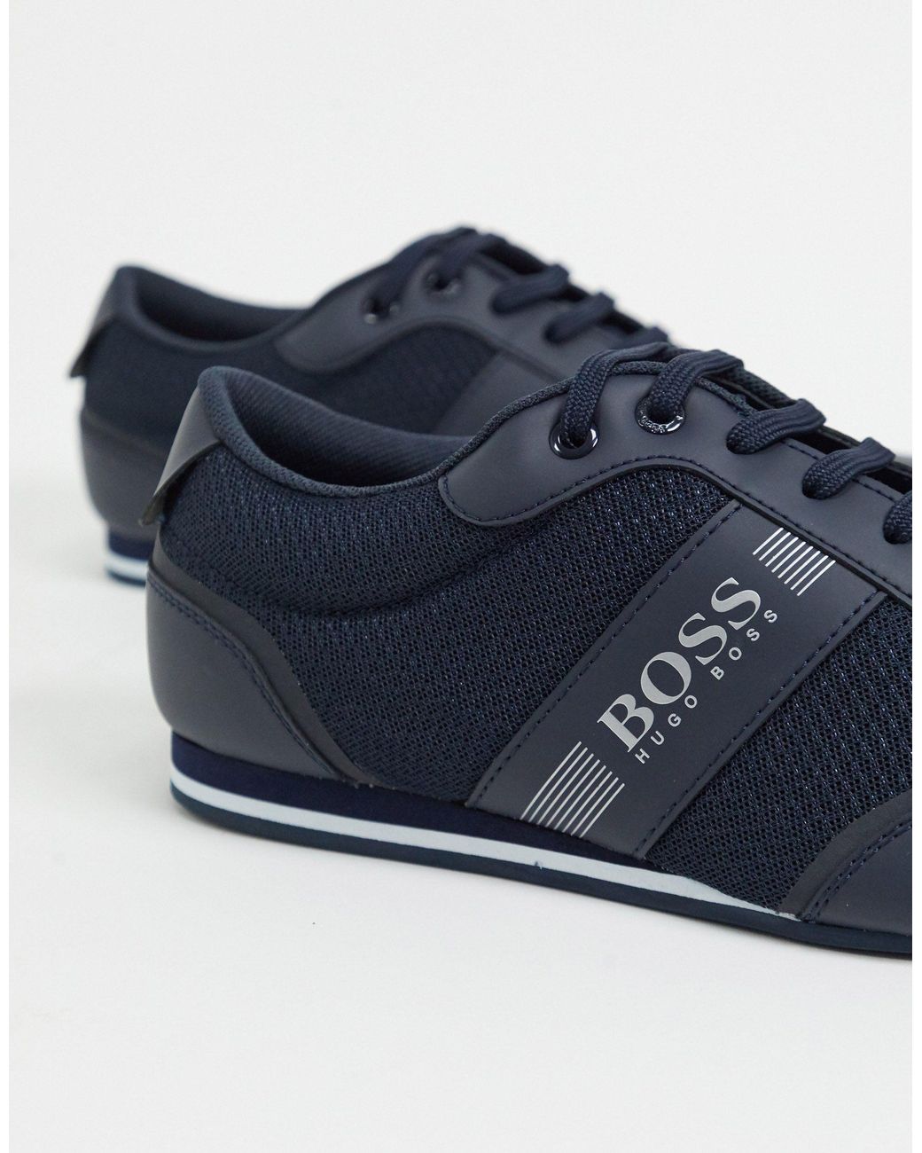 Lighter lowp - baskets - bleu marine BOSS by HUGO BOSS pour homme en  coloris Bleu