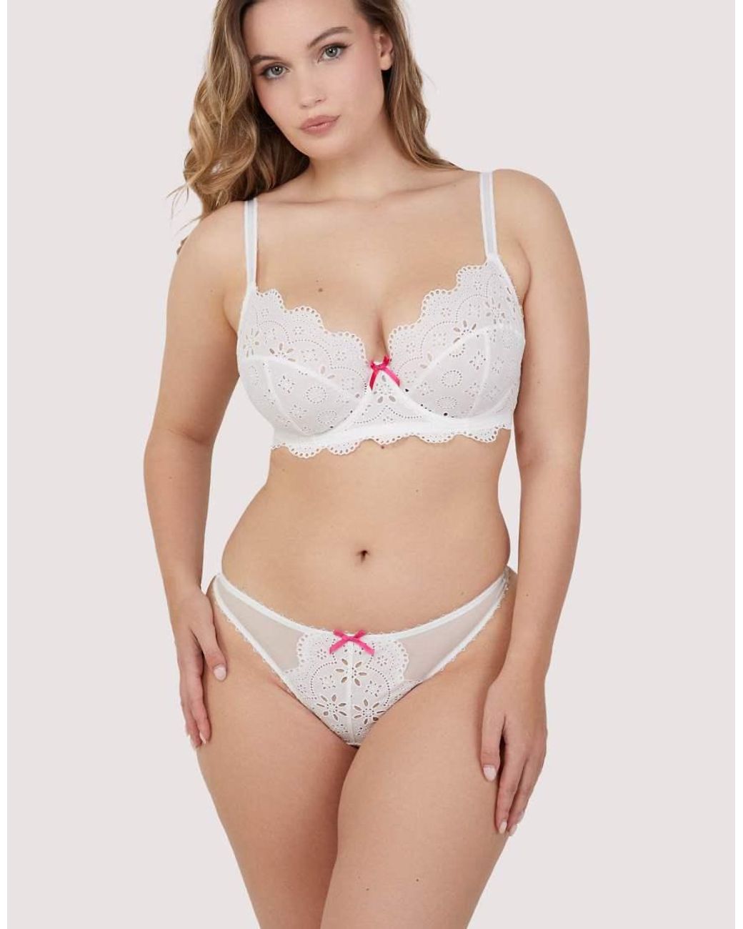 Playful Promises Natural Camille Broderie Thong