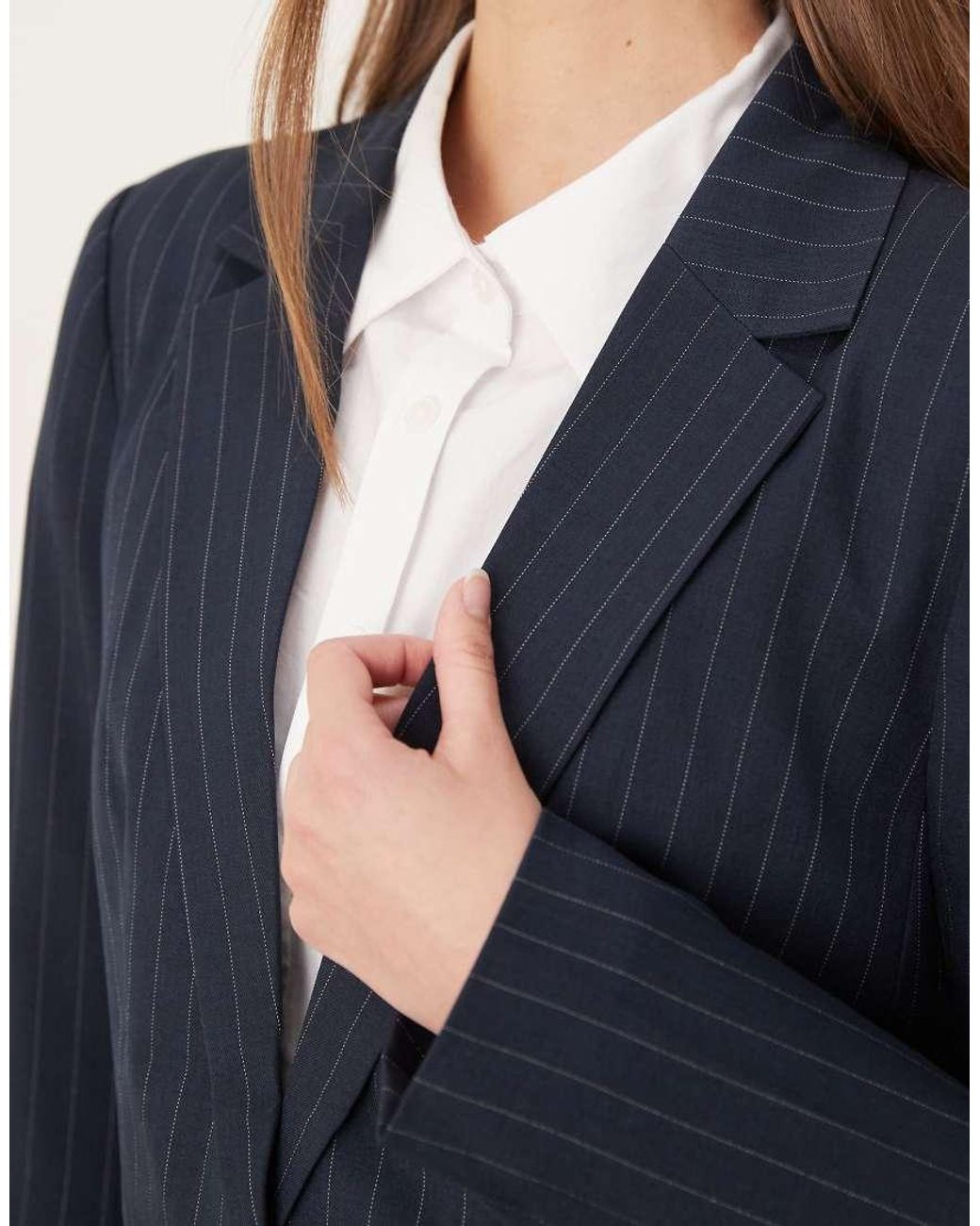 Vila Blue Tailored Blazer Co-ord