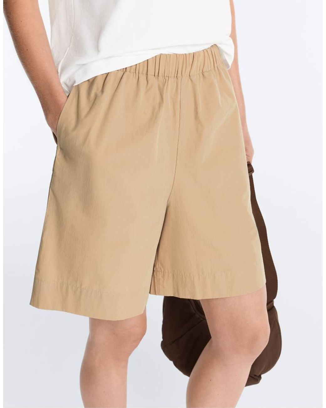 Oysho Blue 100% Cotton Bermuda Shorts