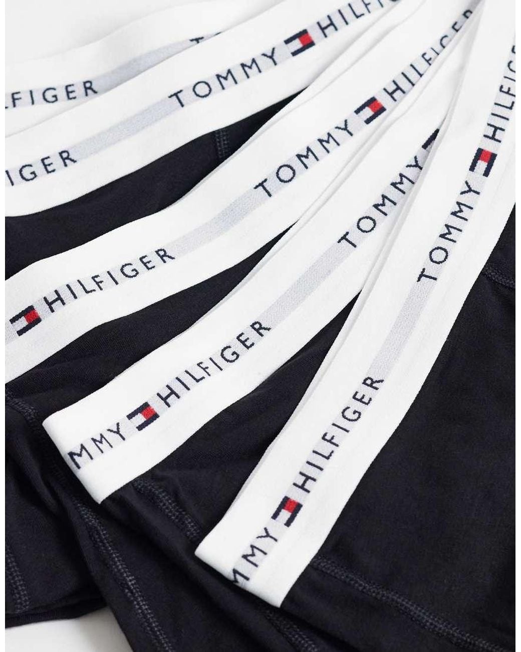 Tommy Hilfiger Blue Signature Cotton Essentials 5 Pack Trunks for men