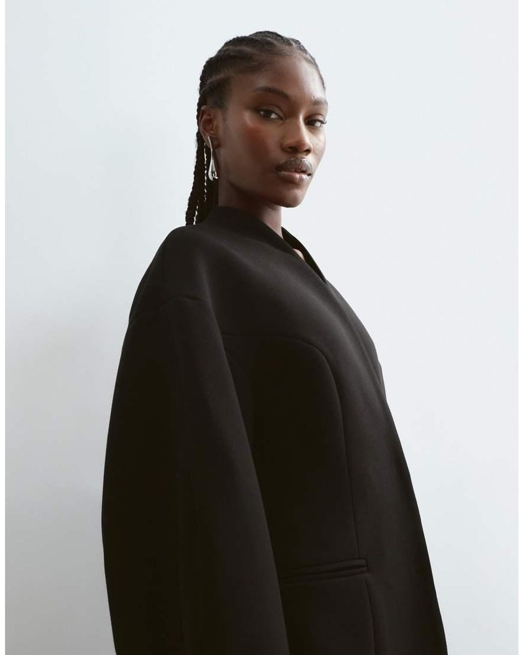 ARRANGE Black Structured Blazer Mini Dress