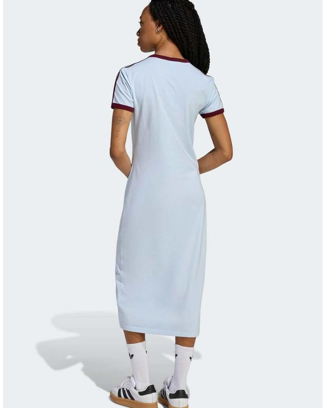 Adidas Originals Blue 3 Stripes Dress (Slim)