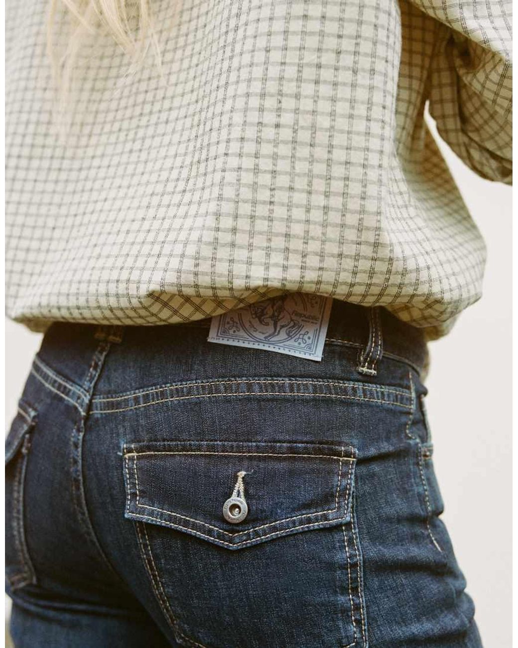 Pull&Bear Blue Boot-cut Jeans