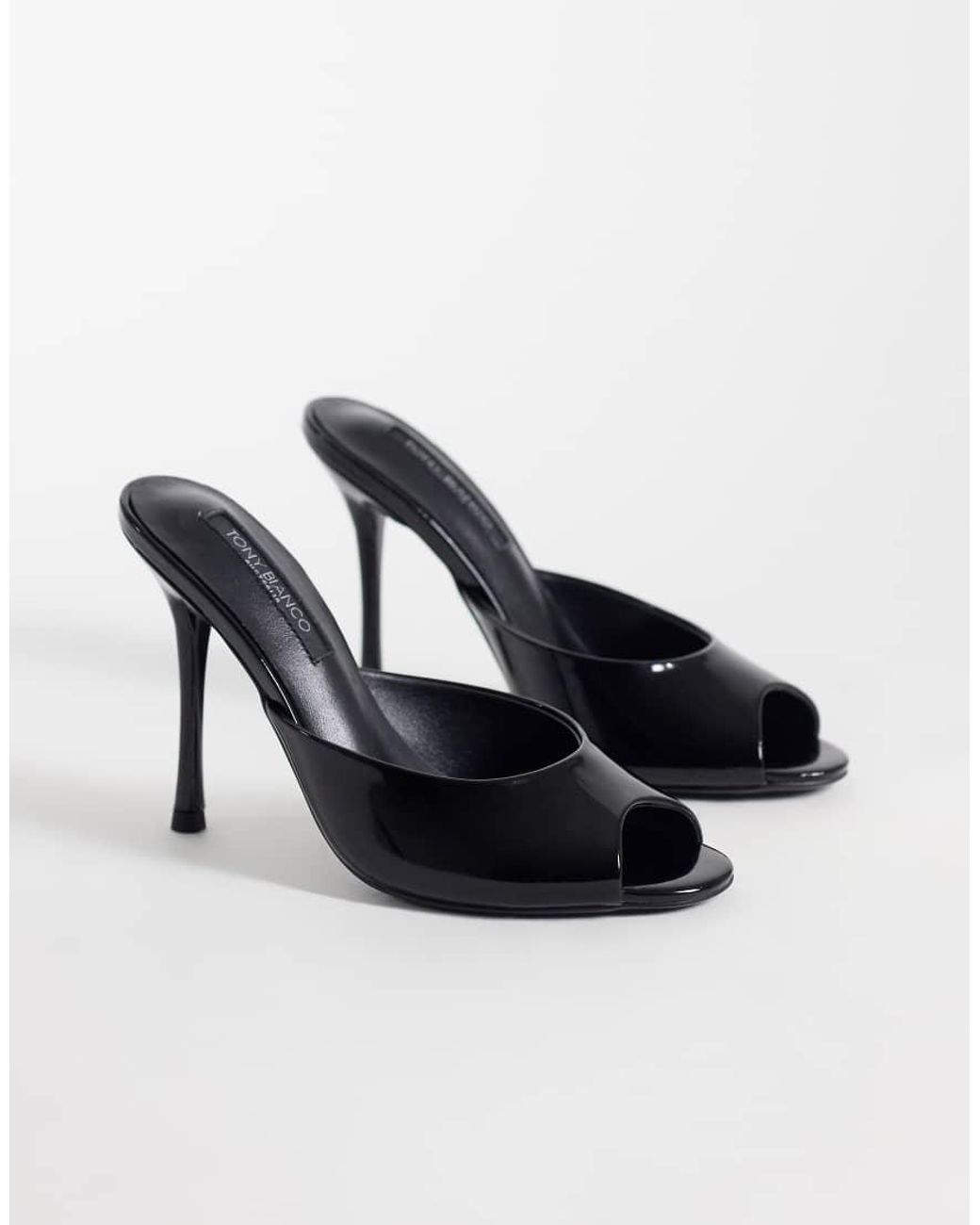 Tony Bianco Multicolor Sandra High Heeled Mule Sandals