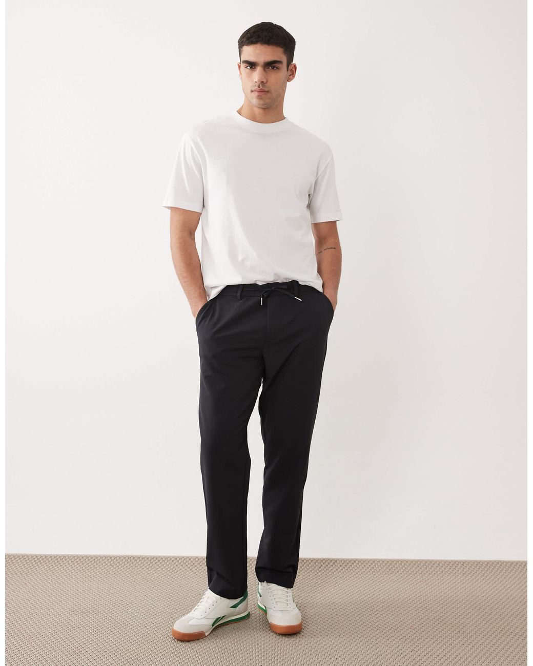 Jack & Jones White Kane Smart Jogger for men