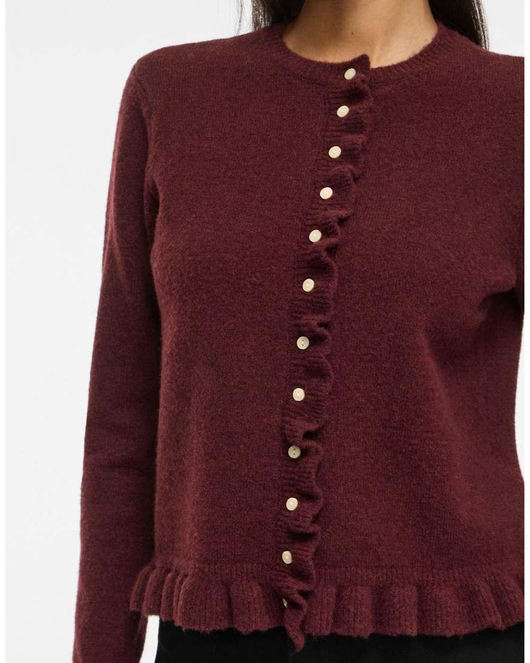 Vila Red Knitted Cardigan