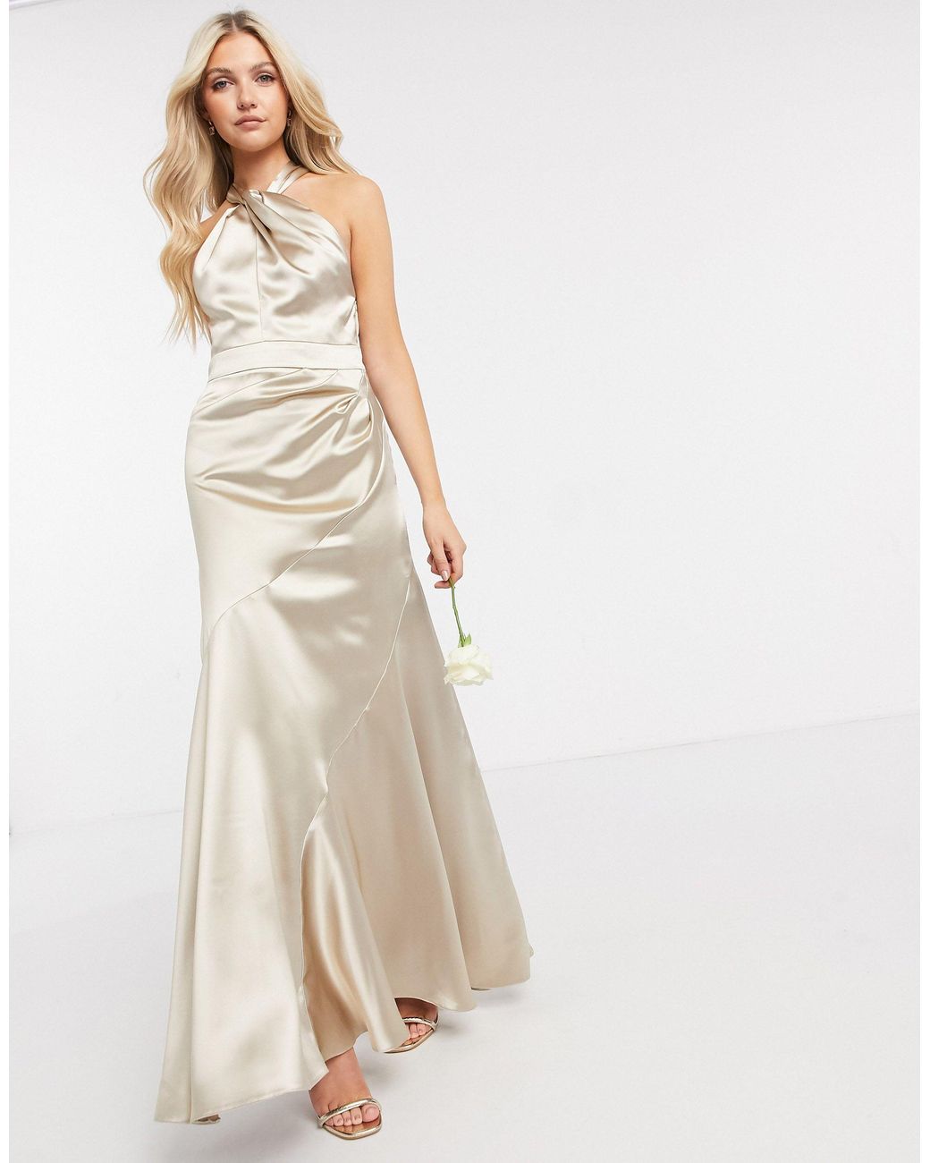 green emerald velvet dress Rent Asos Design High Neck Embellished Midi Dress In Plisse Sequin In Gold