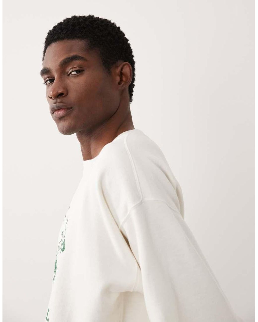 Polo Ralph Lauren White Vintage Polo Player Sweatshirt for men