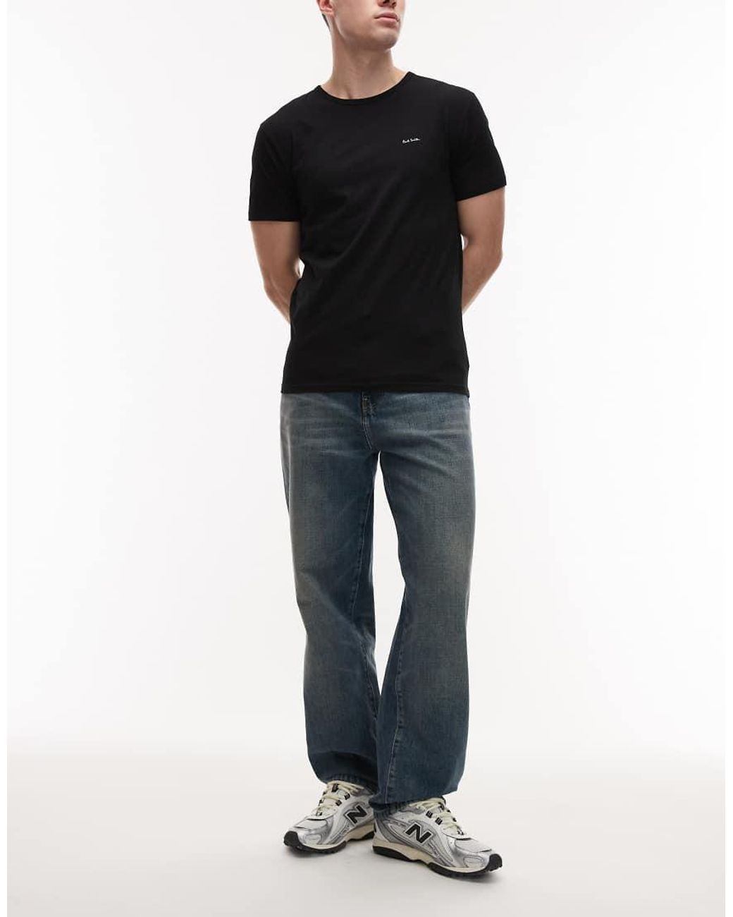 Paul Smith Black 3 Pack Regular T-shirt for men