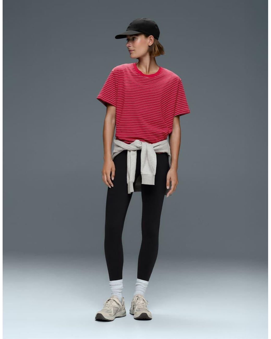 Oysho Black Evermore 65Cm High Rise Ankle-Length Leggings