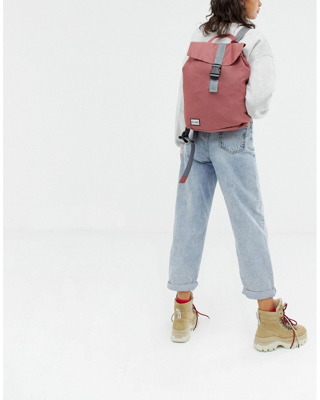 mi pac fold top backpack
