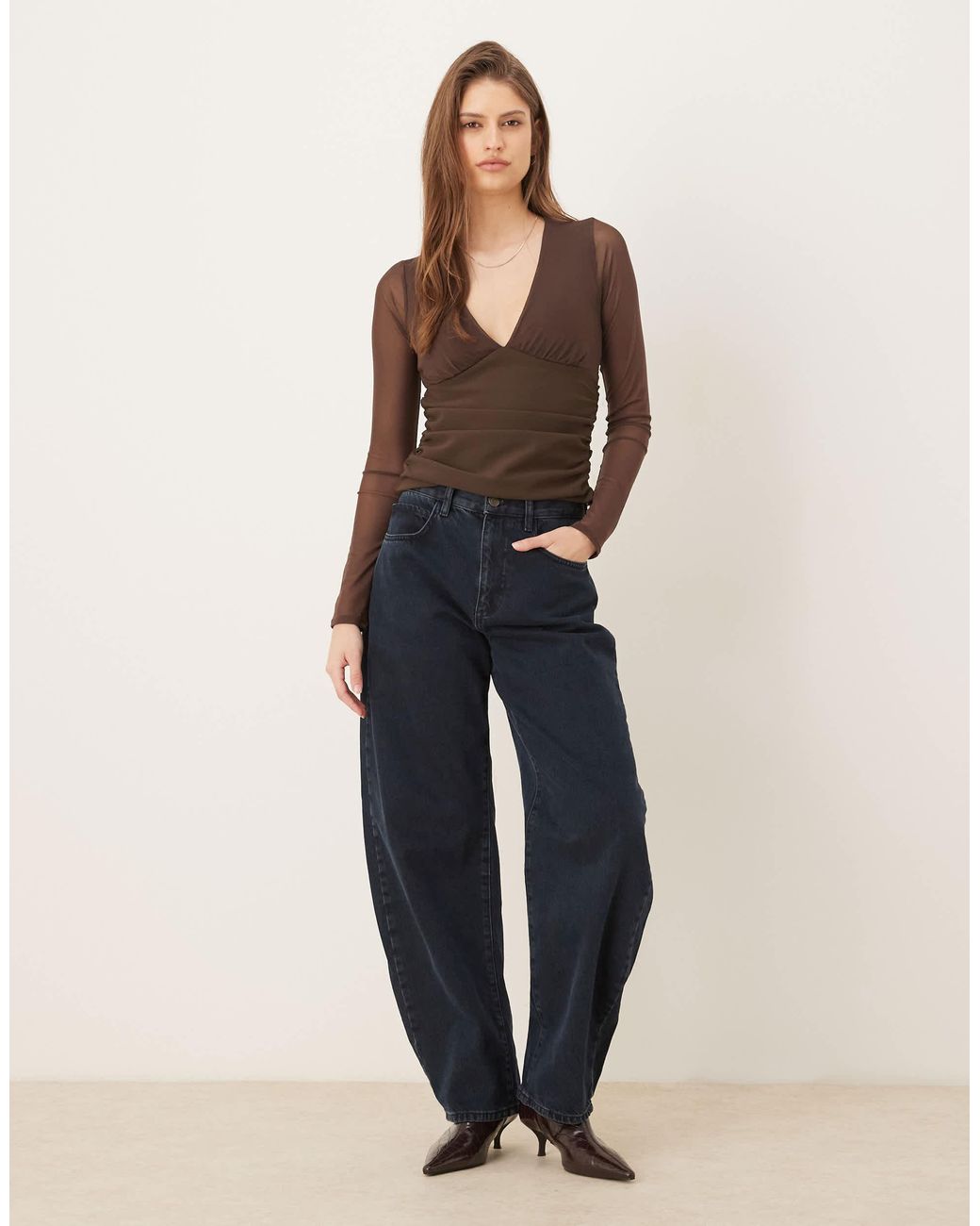 Abercrombie & Fitch Natural – bh-freies oberteil