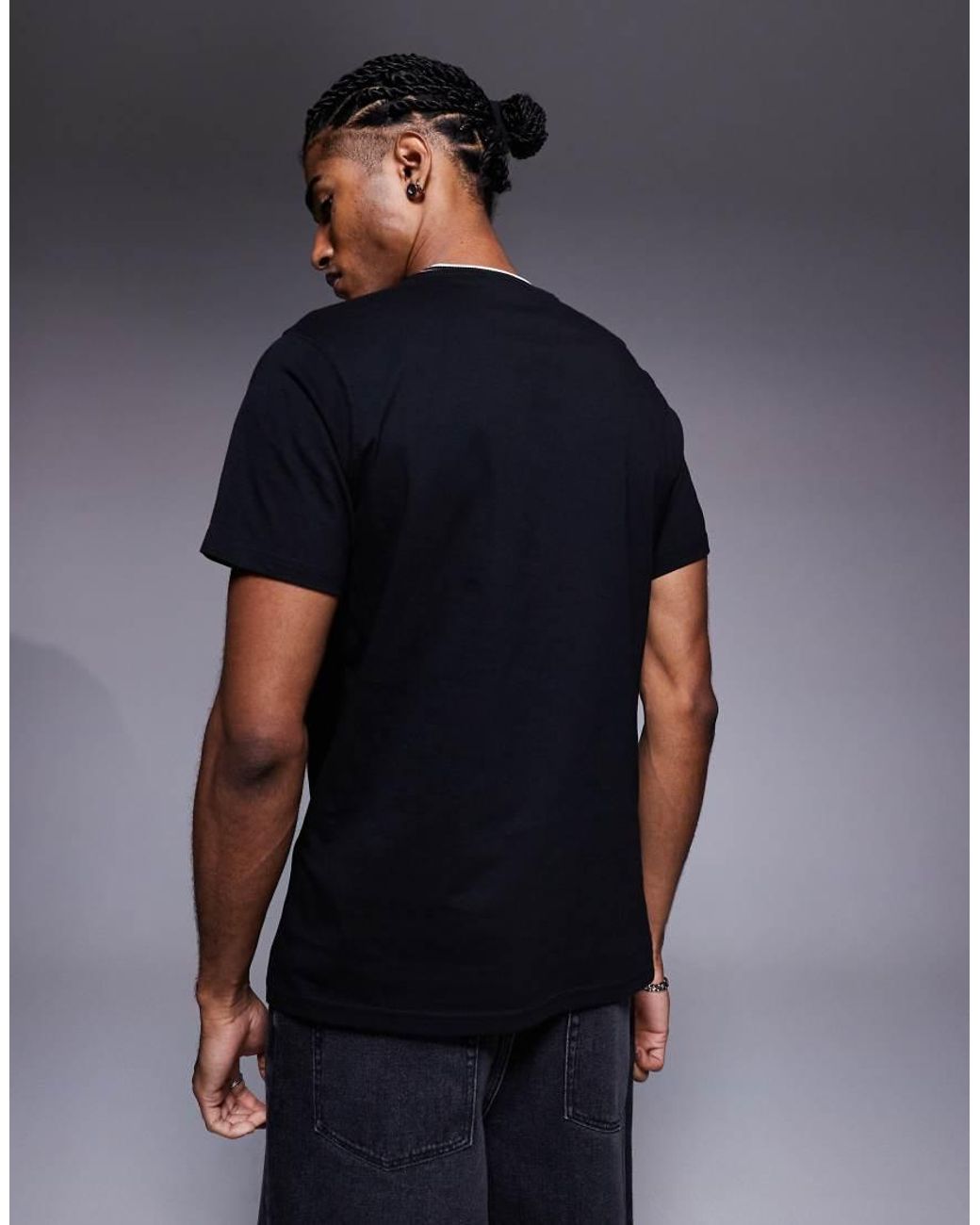Barbour Blue Buxton Tipped T-shirt for men