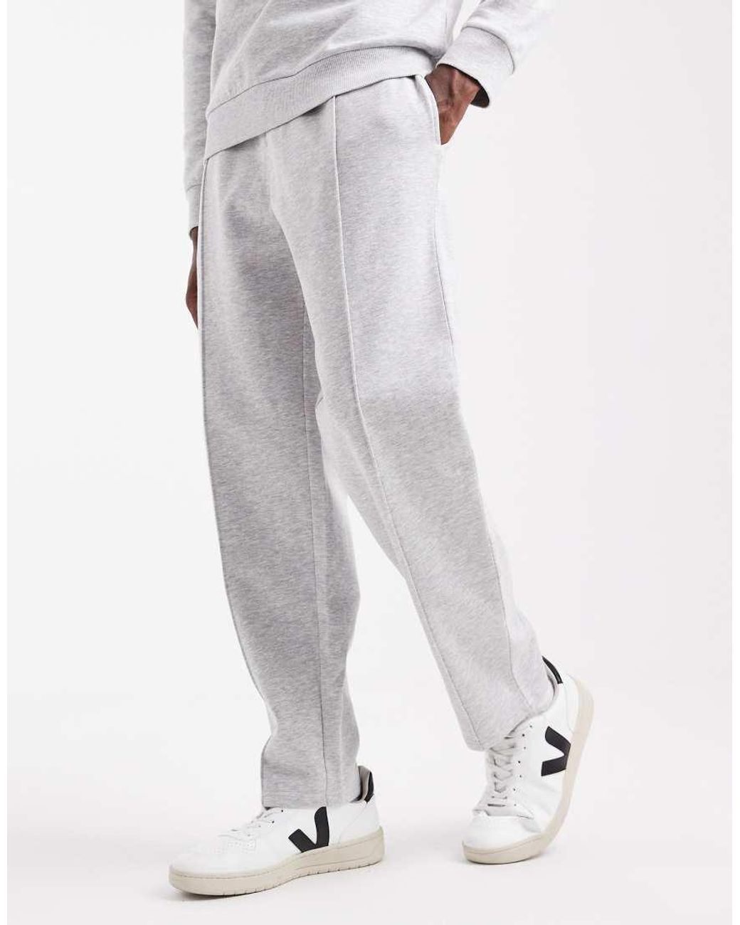 New Look White Straight Leg joggers for men
