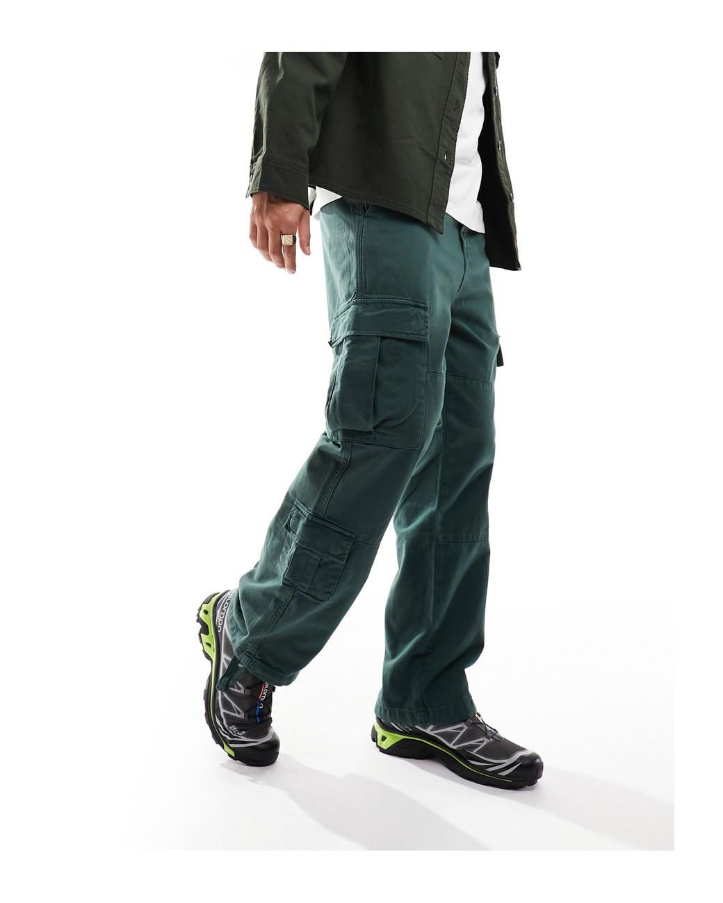 Pantalones cargo s con bolsillos Guess de hombre de color Verde | Lyst