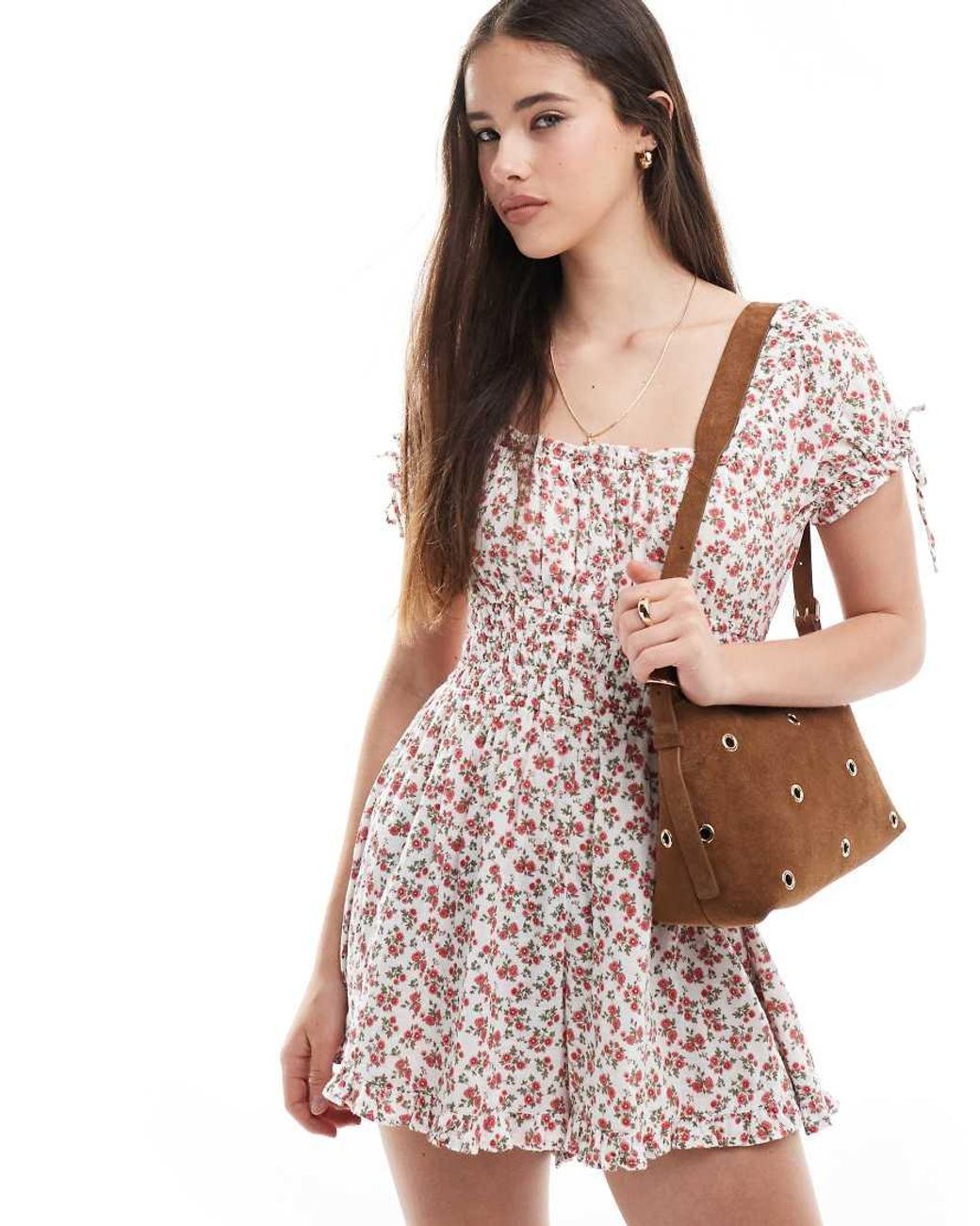 Cotton On Pink Off Shoulder Playsuit