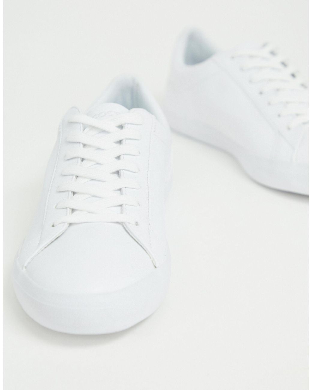Lacoste Lerond Bl 1 Trainers in White for Men | Lyst