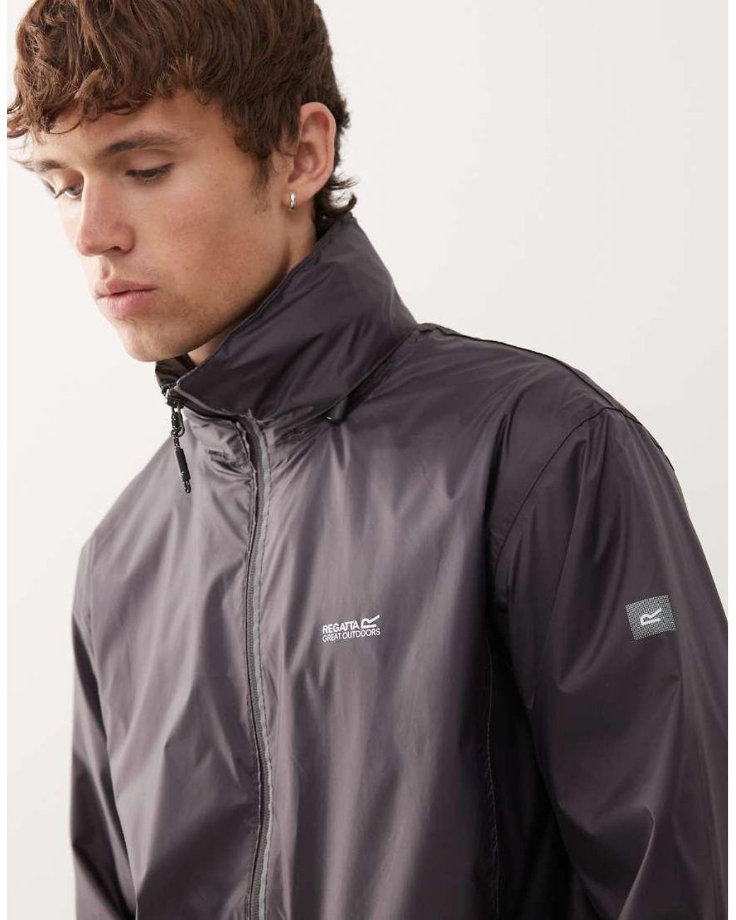 Regatta Gray Lyle Iv Waterproof Jacket for men