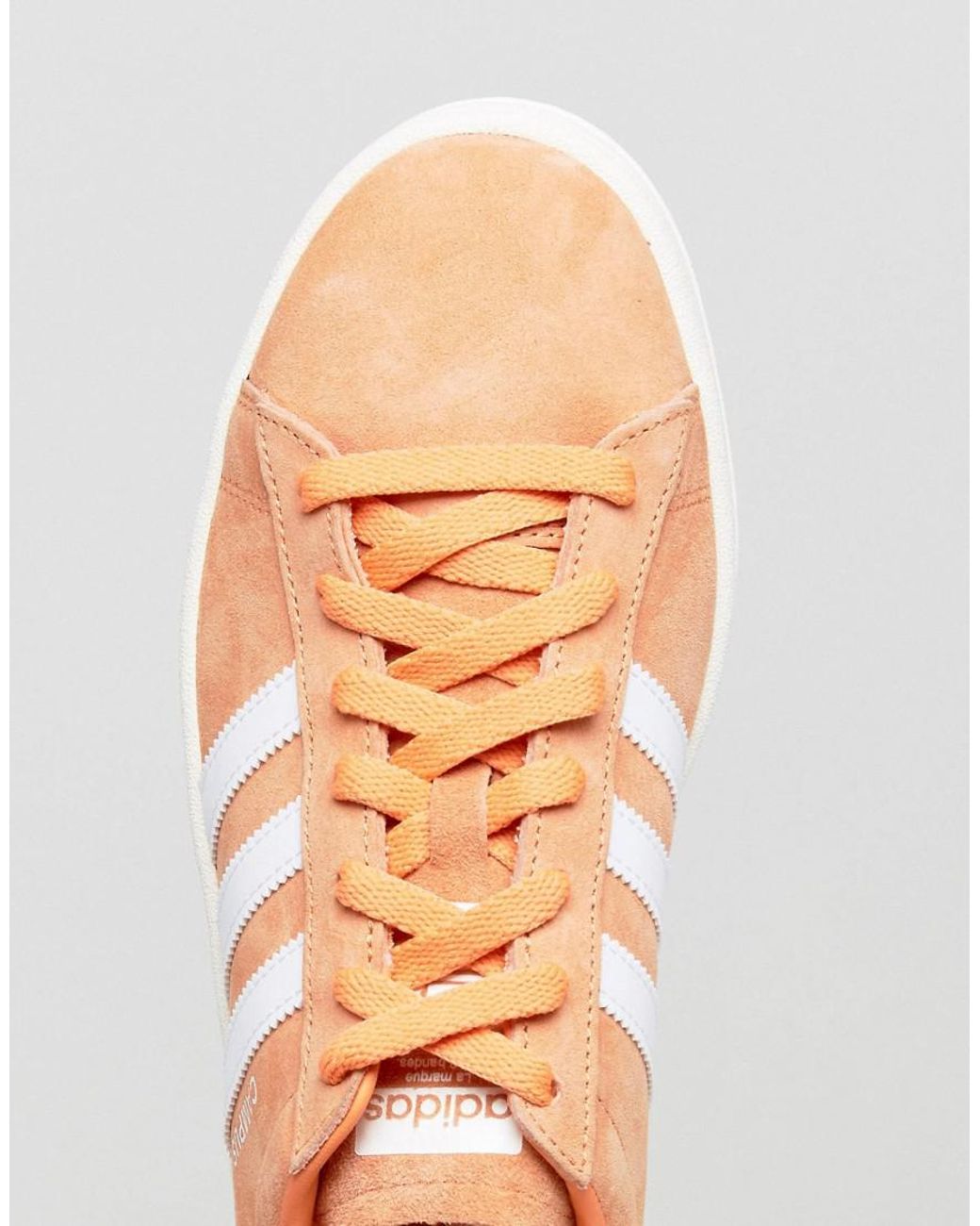 adidas Originals Suede Campus Sneakers In Orange Bz0083 for Men | Lyst