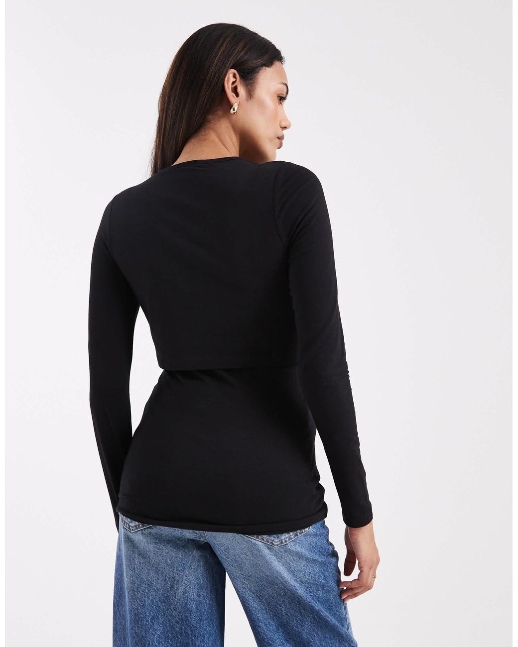 Mamalicious - top Mama.licious en coloris Blue
