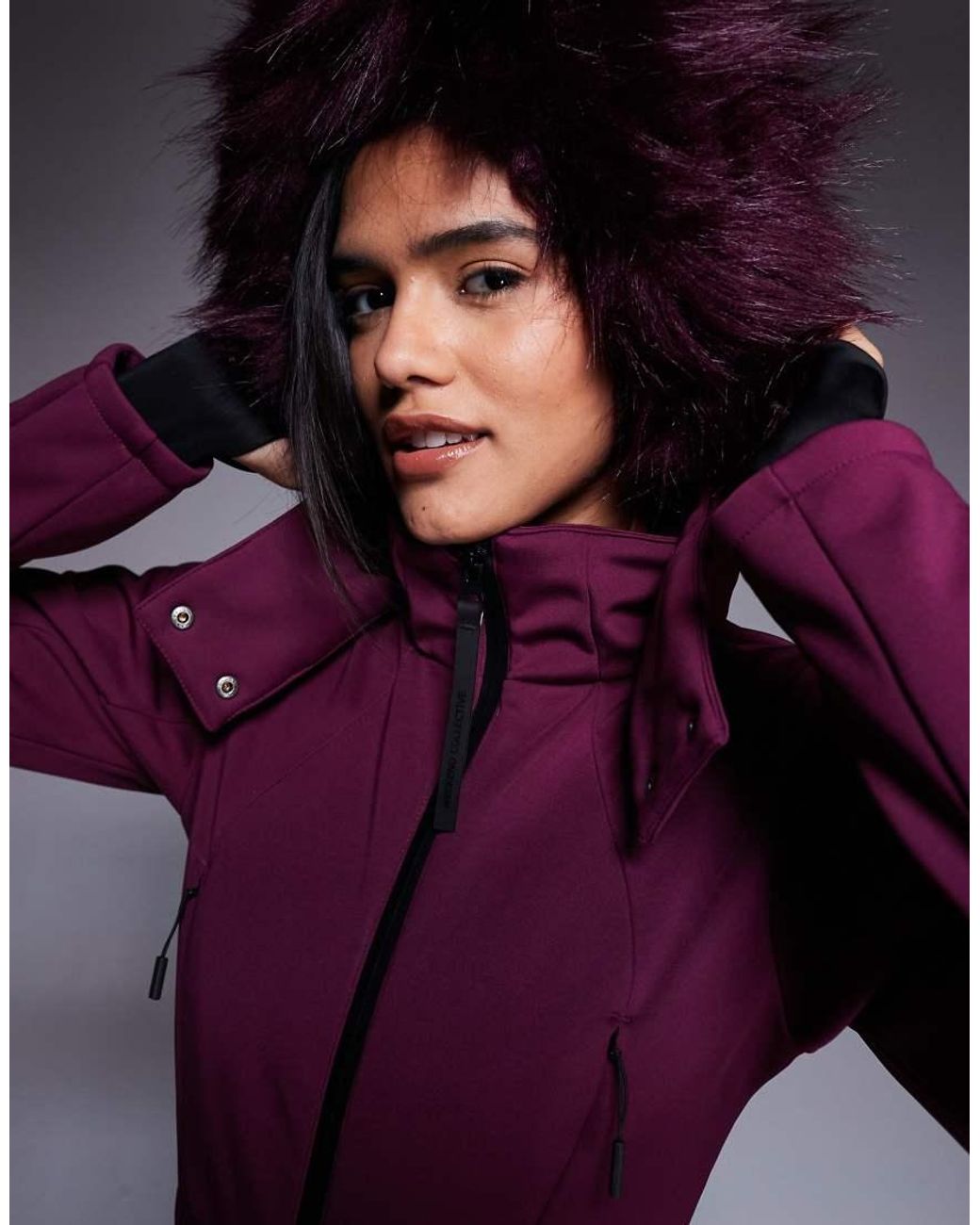 ASOS Purple Weekend Collective Ski Suit