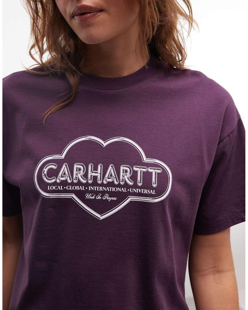 Carhartt Purple Cloud Heart T-shirt