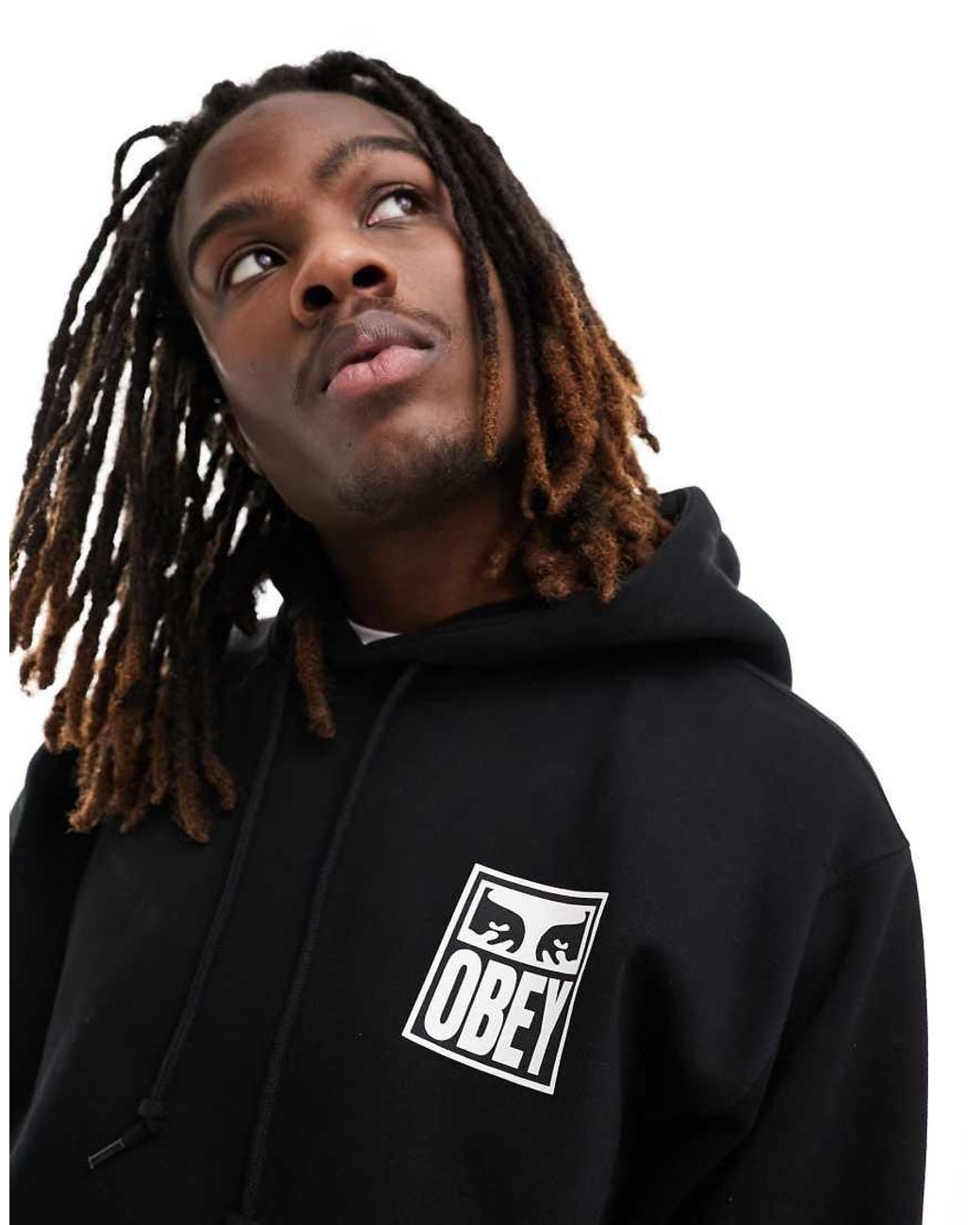 Obey Black Icon Eyes 2 Unisex Hoodie