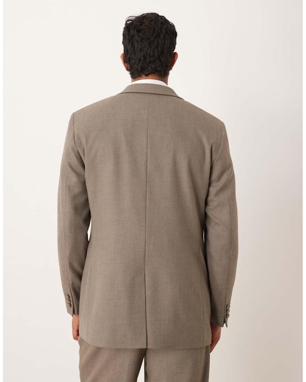 ASOS Natural Regular Suit Jacket for men
