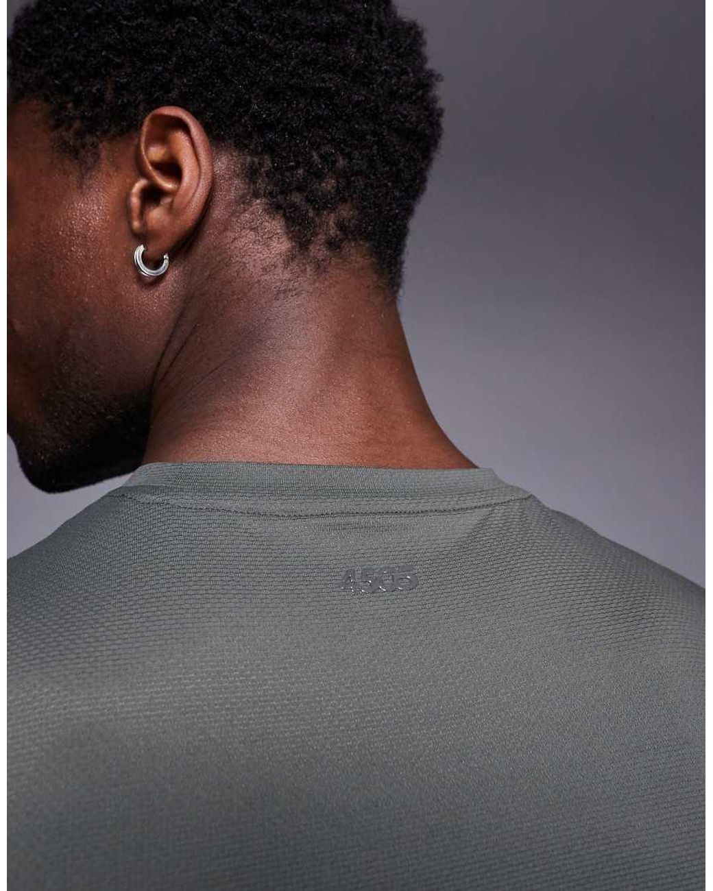 4505 Gray Icon Quick Dry Mesh Training Tank for men