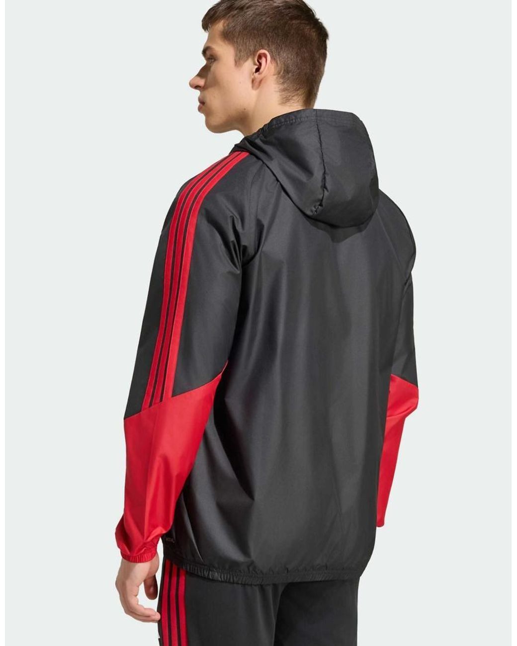 Adidas Originals Brown Manchester United 26/27 Tiro All Weather Jacket for men