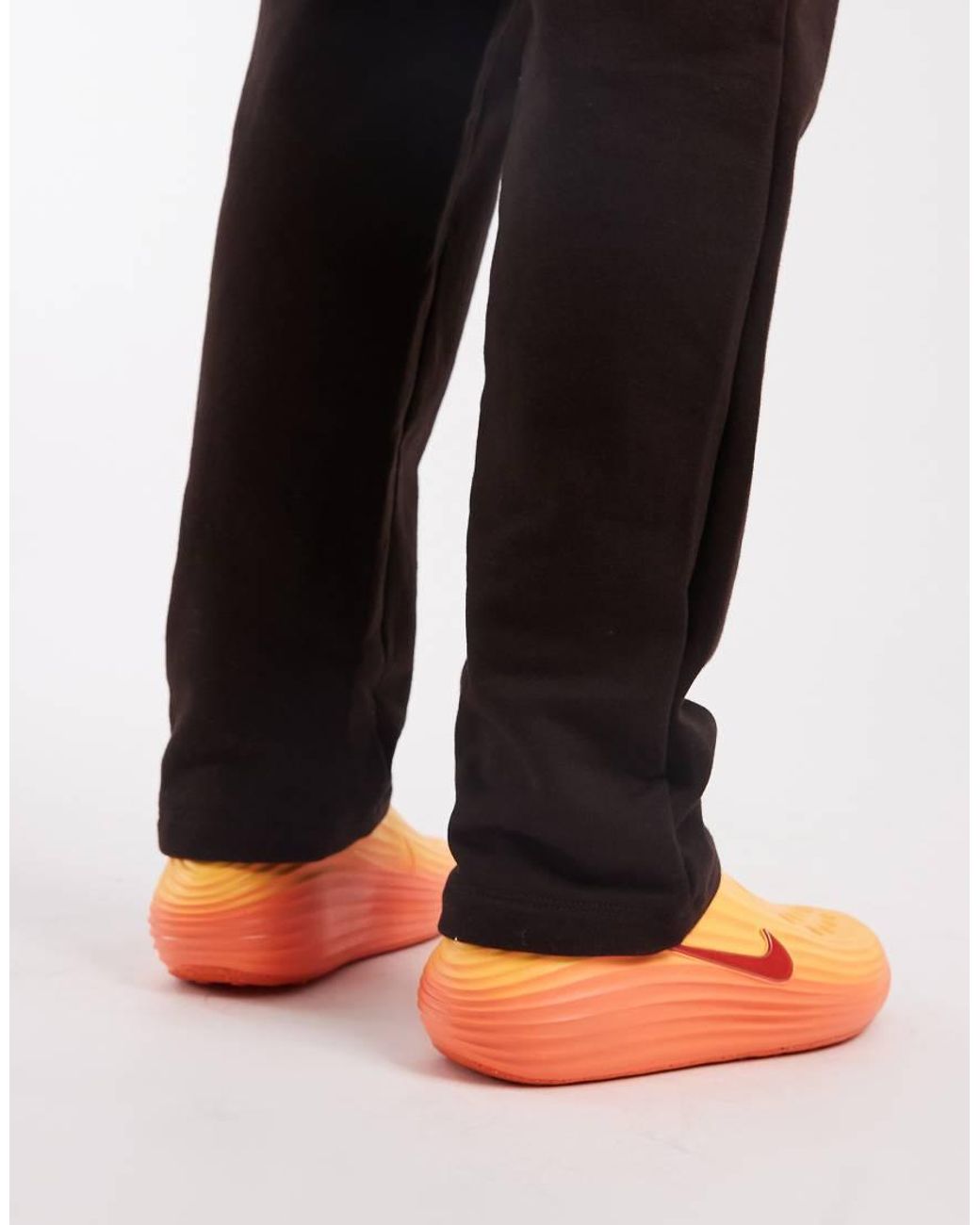 Nike Black Reactx Sliders for men