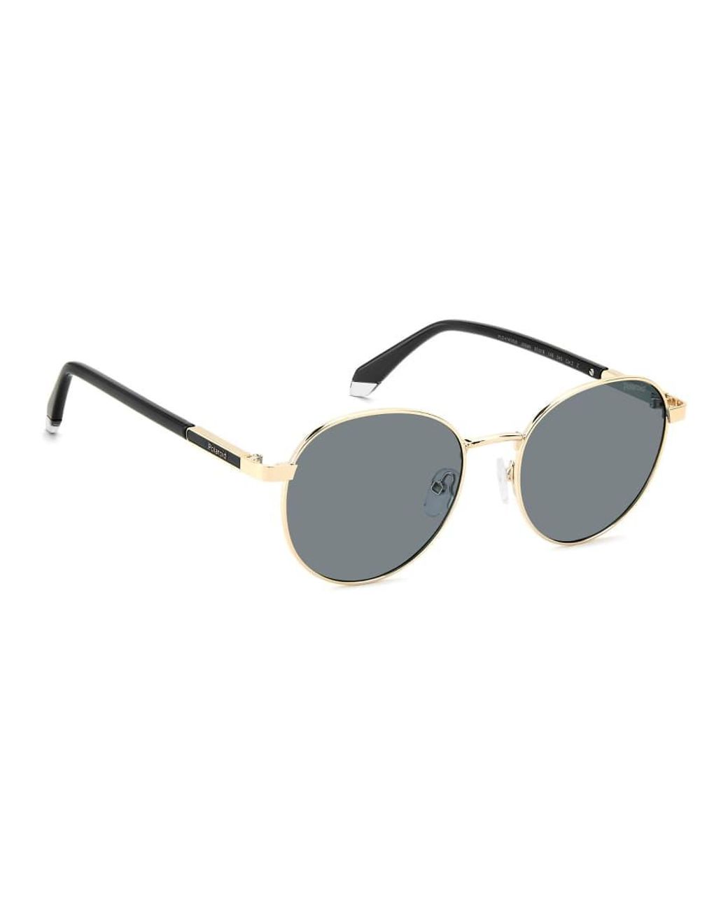 Polaroid Sunglasses Blue Round Sunglasses With Polarized Lenses for men