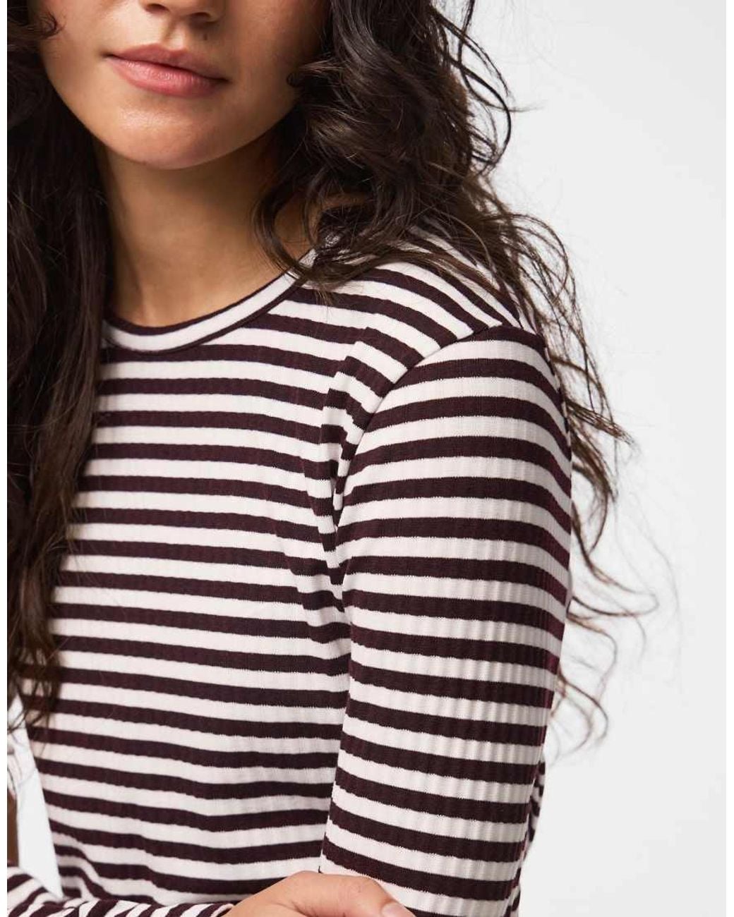 Pieces Gray Long Sleeved Top