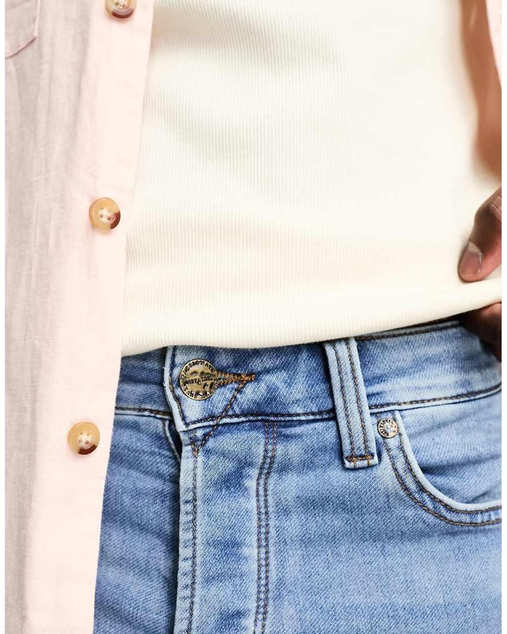 Only & Sons Blue Denim Shorts for men