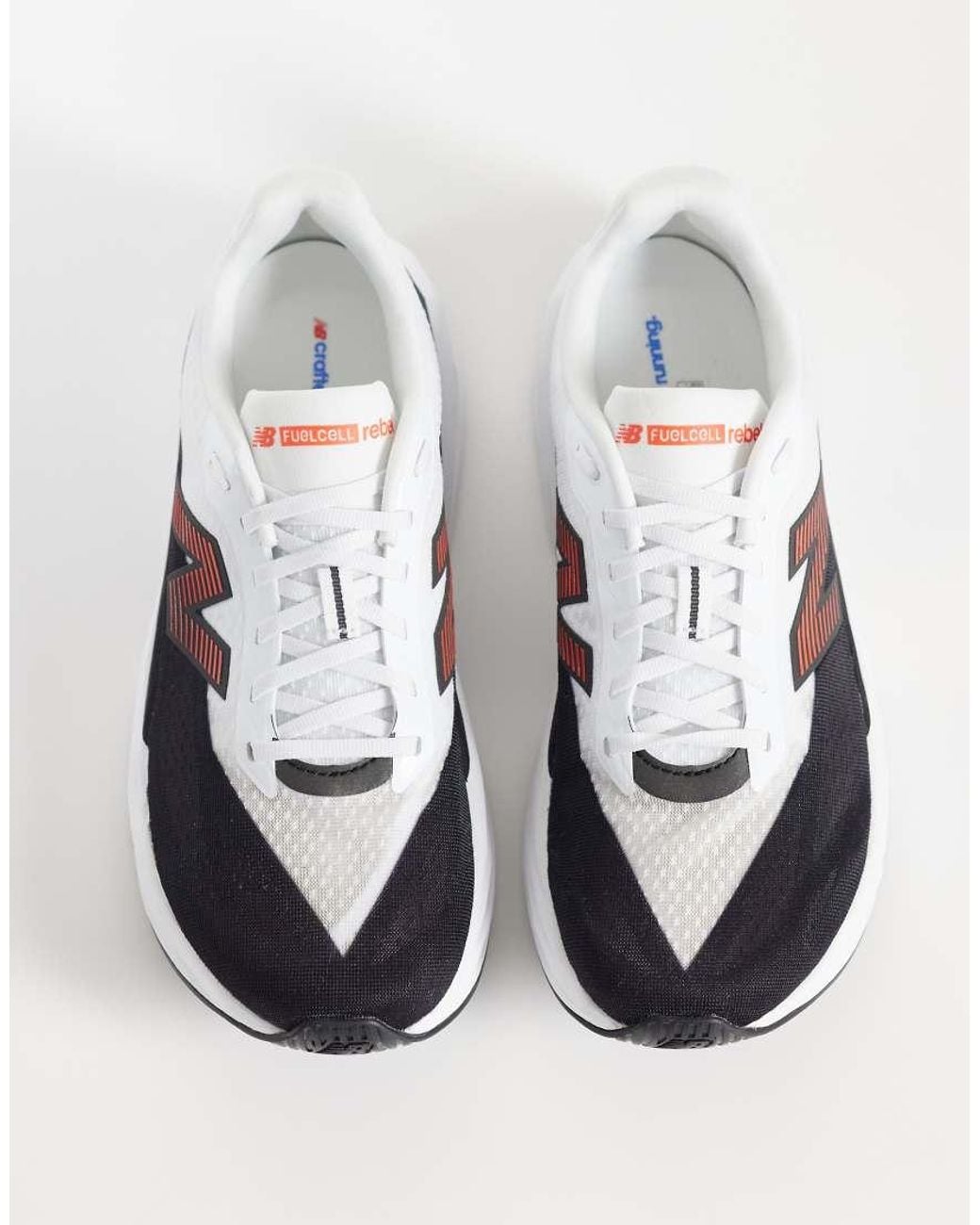 New Balance White Fuelcell Rebel V5 Running Trainers for men