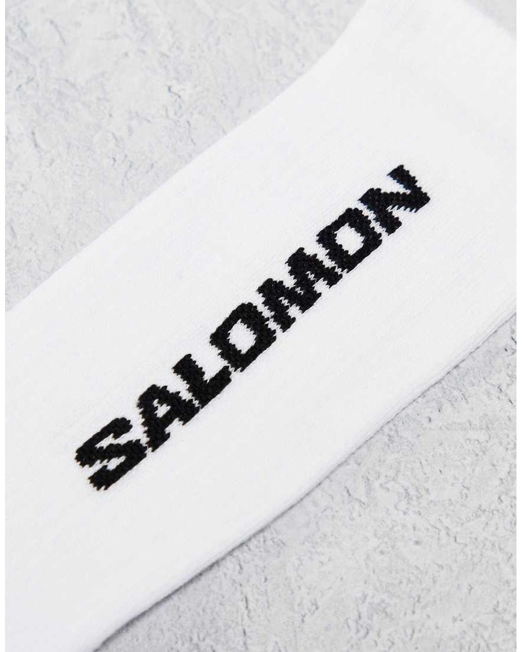 Salomon Gray 3 Pack Of Everyday Unisex Crew Socks